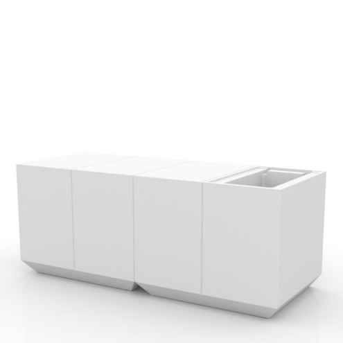 VONDOM Barelement VELA Catering Theke mit Eiskühler