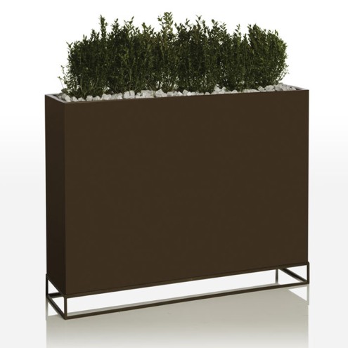 VONDOM Lackiertes Pflanzgefäß VELA CUBO Wall