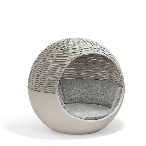 VONDOM Daybed MOON mit Dach aus Seilgeflecht - 218x199cm