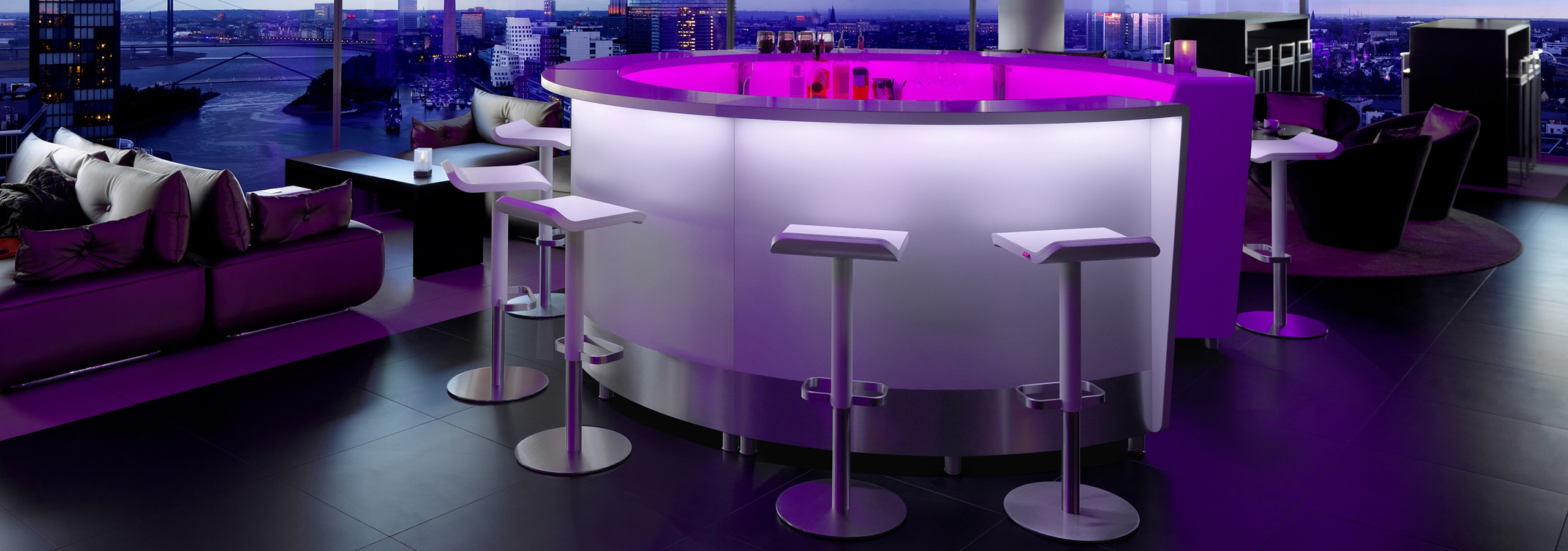 Bar- und Buffetsystem CIRCLE 60° von Moree